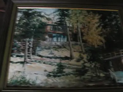 Original oil on board, View more