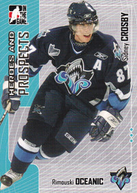2005-06 ITG HEROES AND PROSPECTS # 105 SIDNEY CROSBY