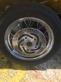 16” Harley front tire & wheel