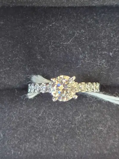1.63  earth mined 14k  diamond ring, View more