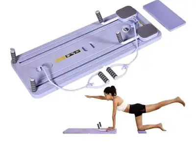 RED HARE Premium Foldable Pilates Reformer Set for Home, View more