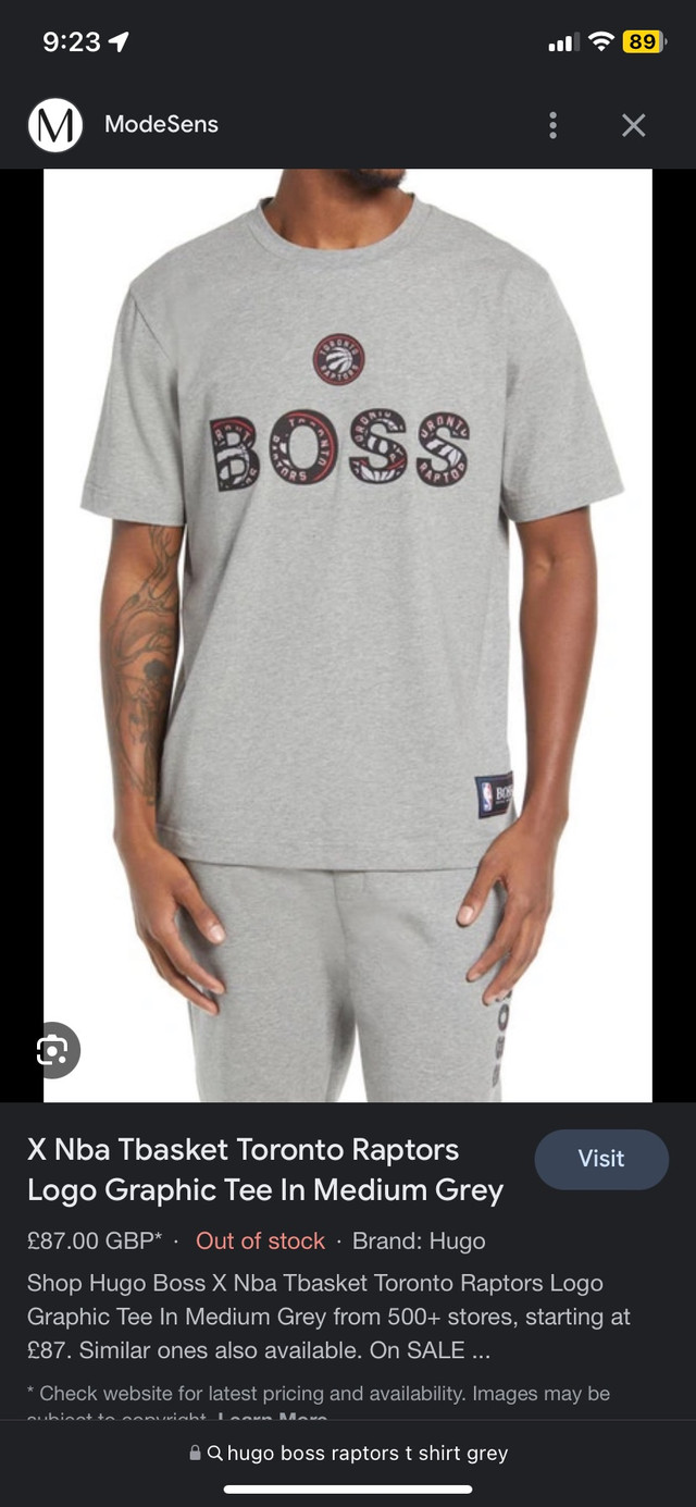 BNWT BRAND NEW NBA Toronto Raptors Hugo Boss Shirt in Men's in St. Catharines - Image 2