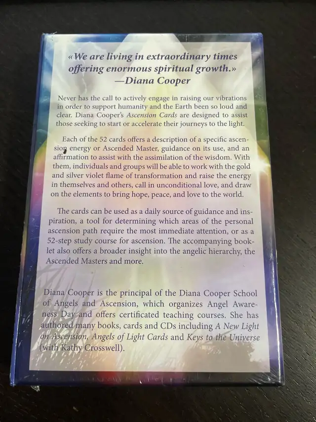 Brand New Diana Cooper Ascension Cards in Other in Mississauga / Peel Region - Image 3