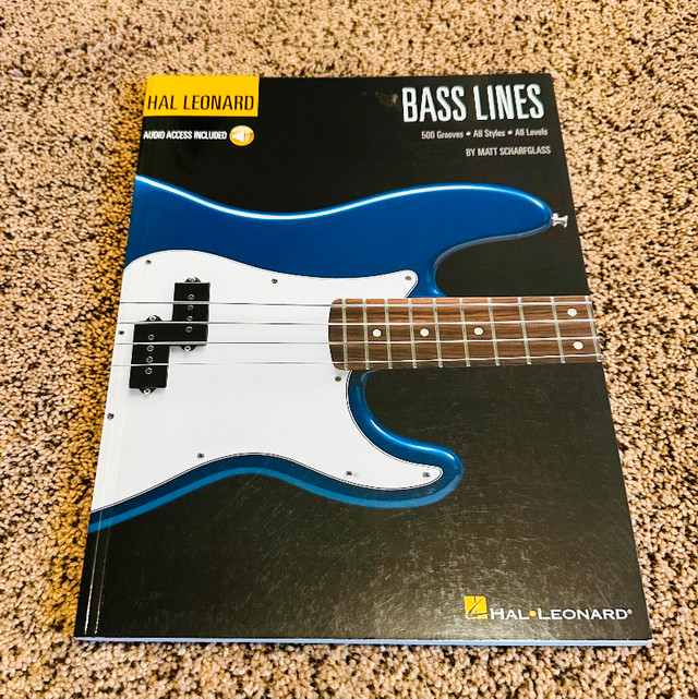 Bass Lines - Hal Leonard Bass Method Book/Online Audio in Textbooks in Calgary