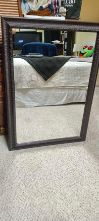 Large framed mirror 