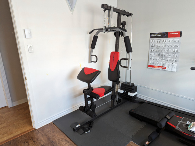 Tapis roulant et banc musculation dans Appareils d'exercice domestique  à Drummondville - Image 4