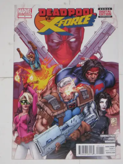 Marvel Comics Deadpool versus X-Force#1,2,3 & 4 set! comic book, View more