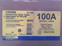 Safety Switch 100A/240V Square D CD223N