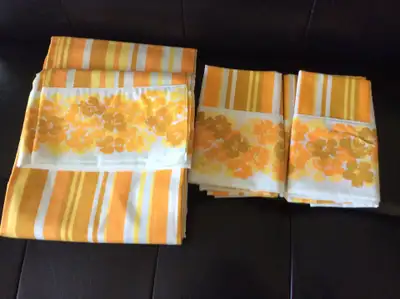 Flat Sheet and pillow cases for Double Bed Vintage, View more