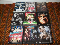 Lot of 9 WWE World Wrestling Entertainment dvds