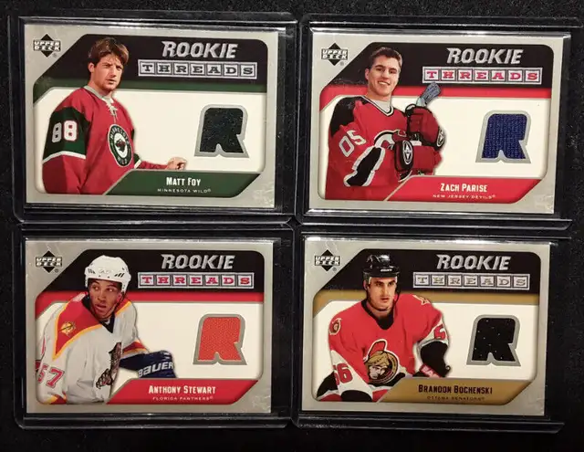 HOCKEY CARDS - 05/06 ROOKIE THREADS JERSEY CARDS in Arts & Collectibles in Markham / York Region - Image 3