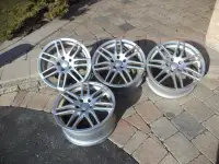 4 ALLOY RIMS, 17 INCH, WILL FIT AUDI and VW. 5X112 Bolt Pattern.