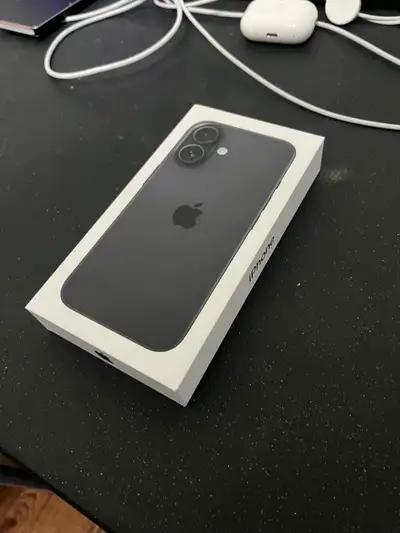 Brand New Sealed iPhone 16 128GB Black – Unlocked – Durham/Scarb, View more