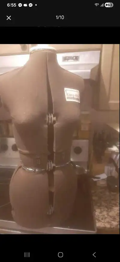 This is a size A adjustable dress form and is great for beginners as well as for real pros in dress...