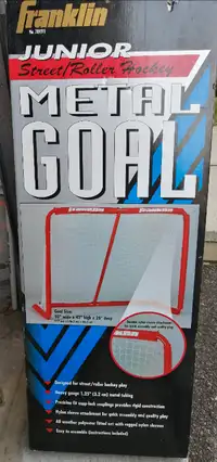 Street hockey metal goal           50w x 42h x 26d