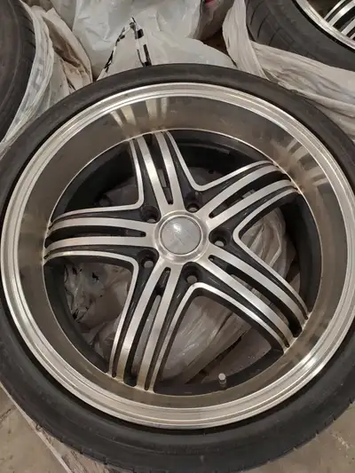 BMW - Rims practically new just a tiny bit of road rash on one the rest are in mint condition. Summe...
