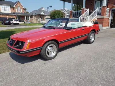YES it is available. Very nice 1983 Mustang GLX Convertible. Car is from Kansas City, USA, now in Os...