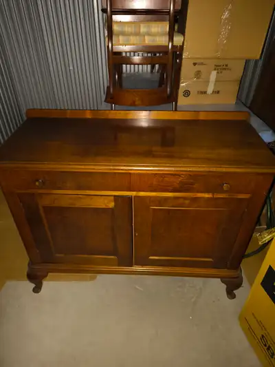 Solid Cherry Wood Buffet / Cabinet – Excellent Condition, View more