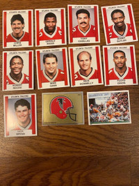 Lot of 11 1988 Panini Atlanta Falcons football stickers