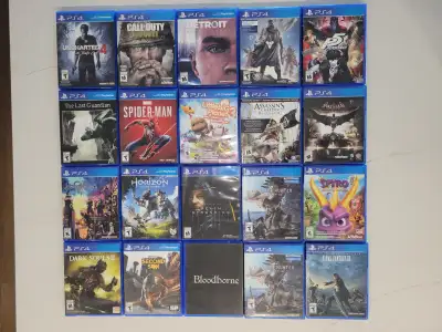Bundle of 20 PS4 games for sale. Selling as bundle only (sorry no individual games). Prefer pick-up...