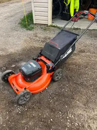 Echo 58v rechargeable lawnmower 