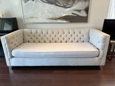 Tufted Fabric Sofa, View more