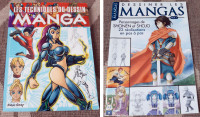 Lot de 2 Livres pour Apprendre a Dessiner les Mangas