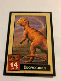 1994 Dynamic Escape of the Dinosaurs #14 - Dilophosaurus NM/MT.