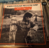 John Melloncamp - Scarecrow vinyl lp record