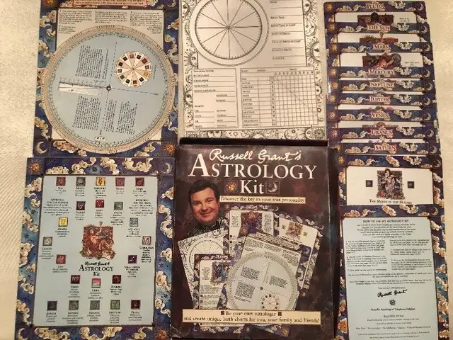 Astrology Kit. Russell Grant’s. Easy to use wheel, cards & book in Hobbies & Crafts in Kitchener / Waterloo - Image 2