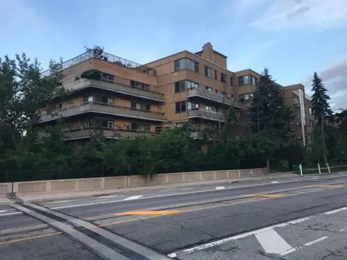 $1300 in a two bedroom condo Right across from Old Mills subway station
