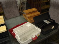 TACKLE BOXES FOR SALE.