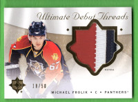 2008-09 Ultimate Collection Debut Threads Patche MICHAEL FROLIK