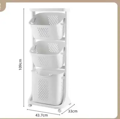 Brand New Mobile 3-Tier Storage Organizer with Bins, View more
