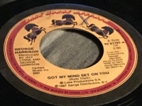 45 tours/ 45 rpm George Harrison “Got my mind set on you”(c)1987