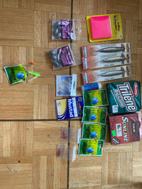 Fishing lines, hooks and lures! 