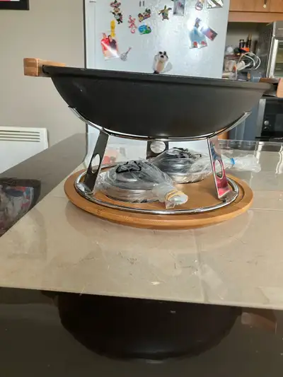 poêle à fondue double , View more