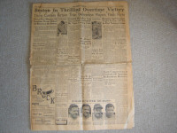 1930 Halifax Herald Newspaper - Very Rare