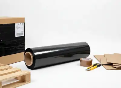 Wholesale Stretch Film Shrink Wrap(Black color)), View more