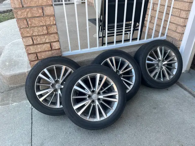 Bridgestone All-season Tires with Rims - 205/55/16 in Tires & Rims in Hamilton - Image 2