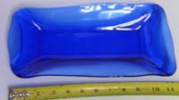 Handmade Cobalt Blue Art Glass Dish