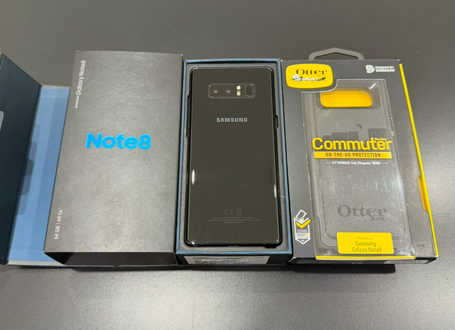 Samsung Note 8 64GB Black - UNLOCKED - 10/10 - FREE OTTERBOX in Cell Phones in Calgary - Image 3