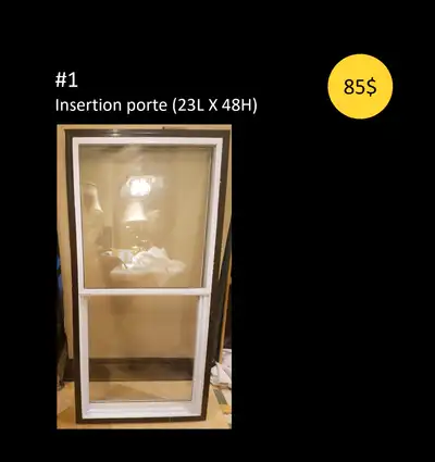 Insertion Porte 23x48, View more