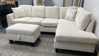 Corduroy Sectional Sofa, View more