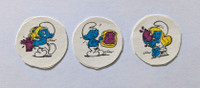 Vintage Smurf Scratch n Sniff Grape Stickers