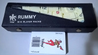 Vintage WS-5000 Rummy w/4 Player Racks