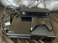 Xbox one 500gb with Kinect and 1 controller