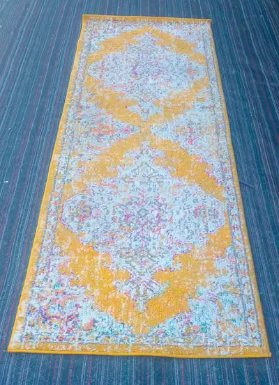 Carpet runners yellow 2'7" x 10', View more