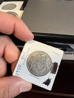 CANADA  50 CENT COIN.  1950, View more