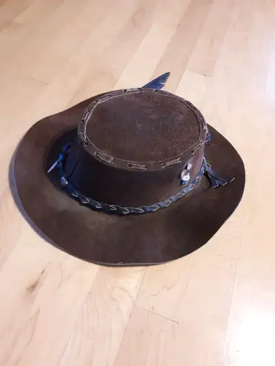 Vintage Mens Leather Hat , View more